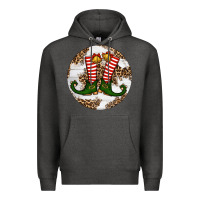 Charcoal Heather Elf Shoes Christmas Premium Hoodie - RanaPortraitStore