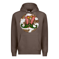 Coffee Elf Shoes Christmas Premium Hoodie - RanaPortraitStore