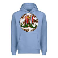 Colony Blue Elf Shoes Christmas Premium Hoodie - RanaPortraitStore