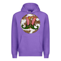 Purple Elf Shoes Christmas Premium Hoodie - RanaPortraitStore
