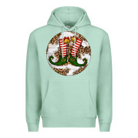 Seafoam Elf Shoes Christmas Premium Hoodie - RanaPortraitStore