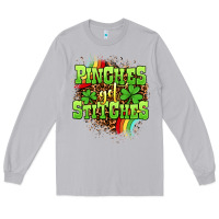 Moon Dust St. Patrick's Day Pinches get stitches Long Sleeve Tee - OliviaCreatesArt