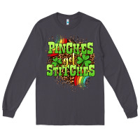 Smoke St. Patrick's Day Pinches get stitches Long Sleeve Tee - OliviaCreatesArt