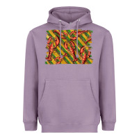 Lavender mardi gras crawfish background Heavyweight Hoodie - BarkalooDesign