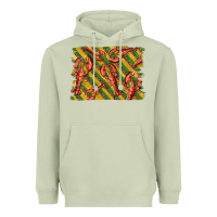 Matcha mardi gras crawfish background Heavyweight Hoodie - BarkalooDesign