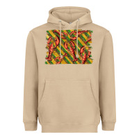 Mushroom mardi gras crawfish background Heavyweight Hoodie - BarkalooDesign
