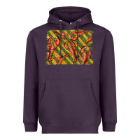 Plum mardi gras crawfish background Heavyweight Hoodie - BarkalooDesign