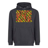 Smoke mardi gras crawfish background Heavyweight Hoodie - BarkalooDesign