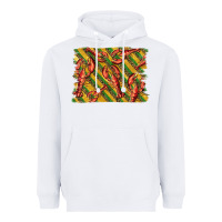 White mardi gras crawfish background Heavyweight Hoodie - BarkalooDesign