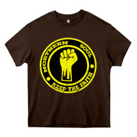 Chocolate Brown Northern Soul Keep the Faith Heavy Core Tee - Bettercallsaul