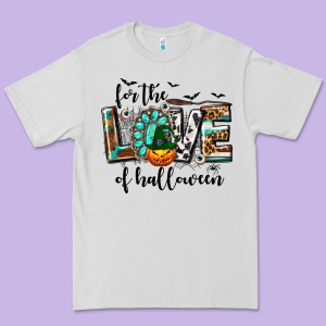 Western For The Love Of Halloween Premium Tee Designed By Texasbilliewilder