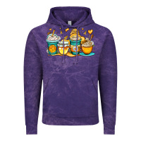 Cloud Purple honey bee coffee cups Vintage Hoodie - OliviaCreatesArt