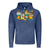 Vintage Denim honey bee coffee cups Vintage Hoodie - OliviaCreatesArt