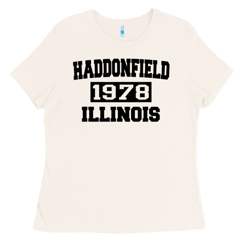 Haddonfield Illinois Halloween 1978 Halloween Spooky Scary Gift Ladies Tee by longCreatives | Teevron