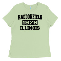 Matcha Haddonfield Illinois Halloween 1978 Halloween Spooky Scary Gift Ladies Tee - longCreatives