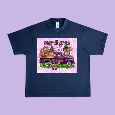 Mardi Gras With Gnomies Tumbler Urban Heavy Tee Designed By Howdyjamesfarm