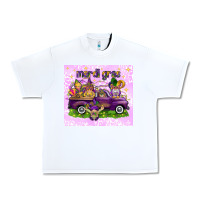 White Mardi Gras with gnomies tumbler Urban Heavy Tee - HowdyJamesFarm