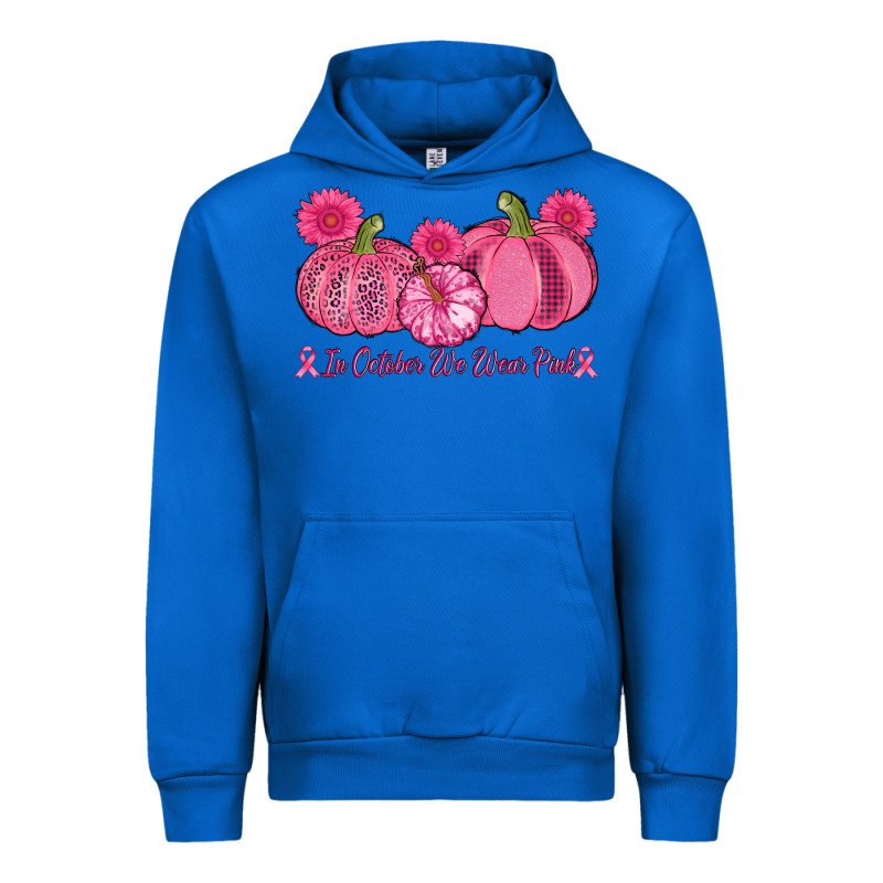 In October We Wear Pink Pumpkins Urban Hoodie by AdoDesignShop | Teevron