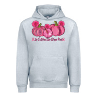 Heather Grey in october we wear pink pumpkins Urban Hoodie - AdoDesignShop