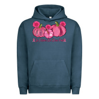Pigment Midnight Navy in october we wear pink pumpkins Urban Hoodie - AdoDesignShop