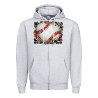 Heather Grey sports baseball background Zipper Hoodie - Artiststas
