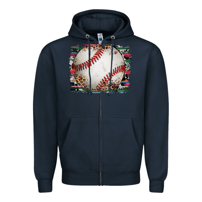 Sports Baseball Background Zipper Hoodie by Artiststas | Teevron