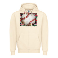 Sandshell sports baseball background Zipper Hoodie - Artiststas