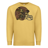 Antique Gold American football helmet Premium Sweatshirt - BarkalooDesign