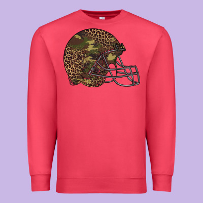 American Football Helmet Premium Sweatshirt Designed By Barkaloodesign