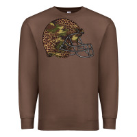 Chestnut American football helmet Premium Sweatshirt - BarkalooDesign