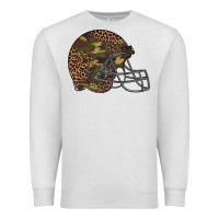 Oatmeal Heather American football helmet Premium Sweatshirt - BarkalooDesign