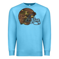 Ocean Blue American football helmet Premium Sweatshirt - BarkalooDesign