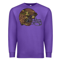 Purple American football helmet Premium Sweatshirt - BarkalooDesign
