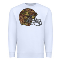 White American football helmet Premium Sweatshirt - BarkalooDesign