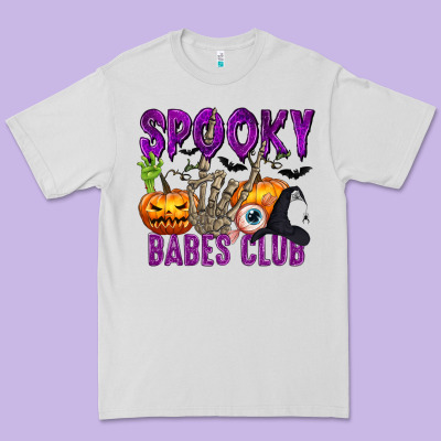 Spooky Babes Club Premium Tee Designed By Texasbilliewilder