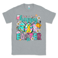Heather Grey Happy Easter Egg Nurse Classic Tee - HowdyJamesFarm