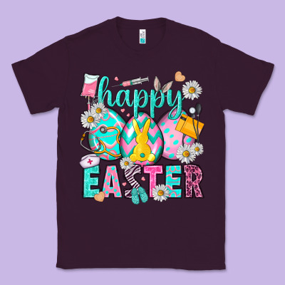 Happy Easter Egg Nurse Classic Tee Designed By Howdyjamesfarm