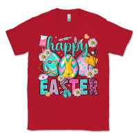 Red Happy Easter Egg Nurse Classic Tee - HowdyJamesFarm