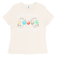 Bone Trust Issues Untapped Lands  Funny Magic Geek TCG Ladies Tee - longCreatives