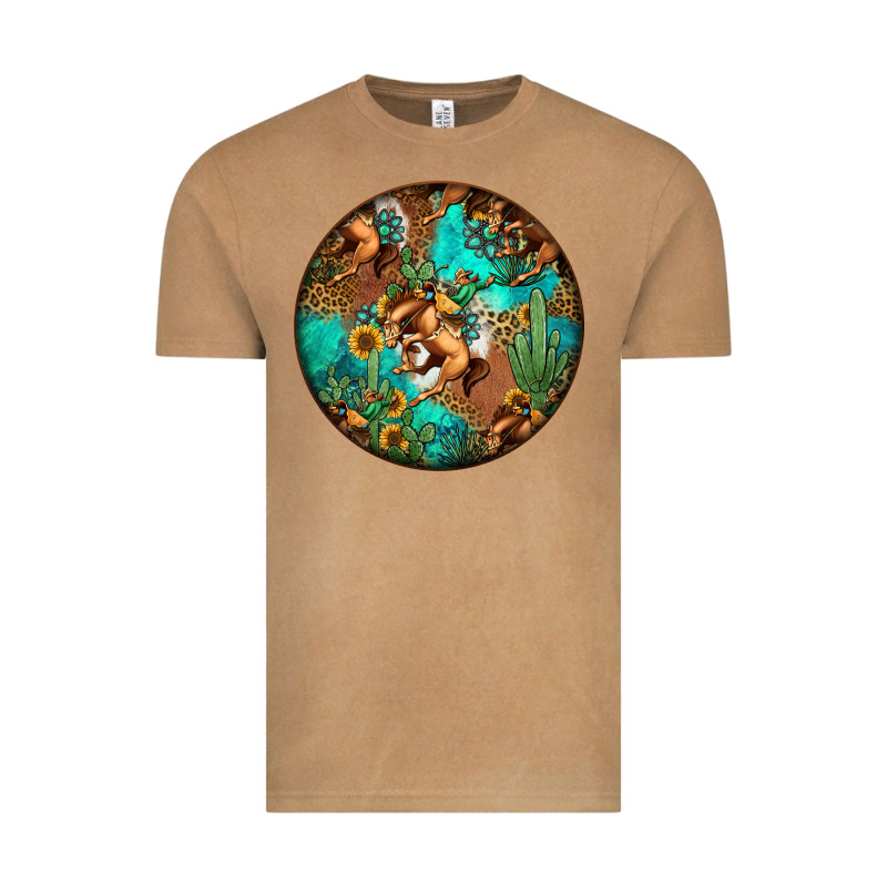 Western Pattern Circle Vintage Tee by Jasminsmagicworld | Teevron