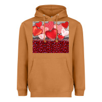 Meerkat valentine's day red hearts red leopard Heavyweight Hoodie - BarkalooDesign