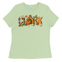 Matcha Personalized Thanksgiving Ladies Tee - NancyCooperArtShop