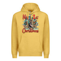 Antique Gold my first christmas baby safari animals Premium Hoodie - LillyAllenDesigns
