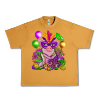 Peanut Butter Mardi Gras Pig Urban Heavy Tee - HowdyJamesFarm