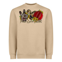 Mushroom peace love cricket Heavyweight Sweatshirt - RacoonDesign
