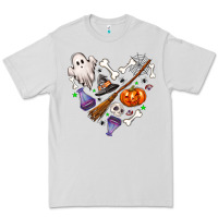 Dove Grey love hallowen Premium Tee - NancyCooperArtShop