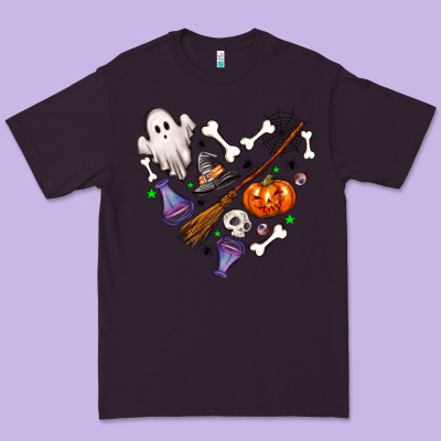 Love Hallowen Premium Tee Designed By Nancycooperartshop
