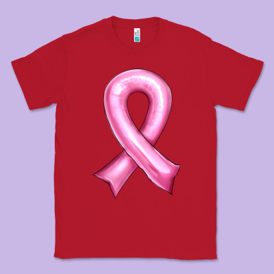Balloon Cancer Ribbon Classic Tee Designed By Artiststas