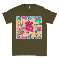Army Green sewing crafting each day keeps the crazy away Classic Tee - TumblerDesignByShophia