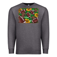 Charcoal Heather American football background Premium Sweatshirt - BarkalooDesign